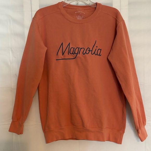 Magnolia Tops - Magnolia Orange Soft Fleece Sweatshirt